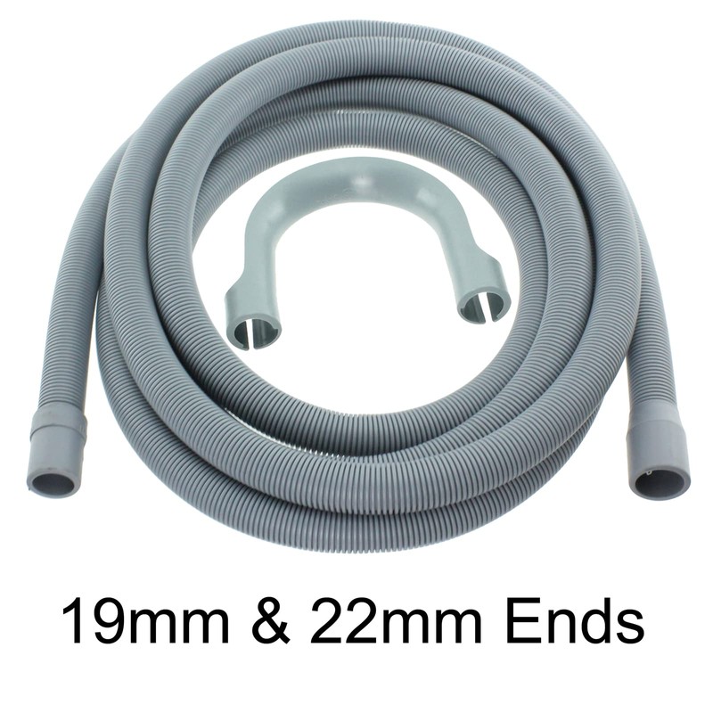 Spares2go Drain Hose Extra Long Water Pipe compatible with Bosch