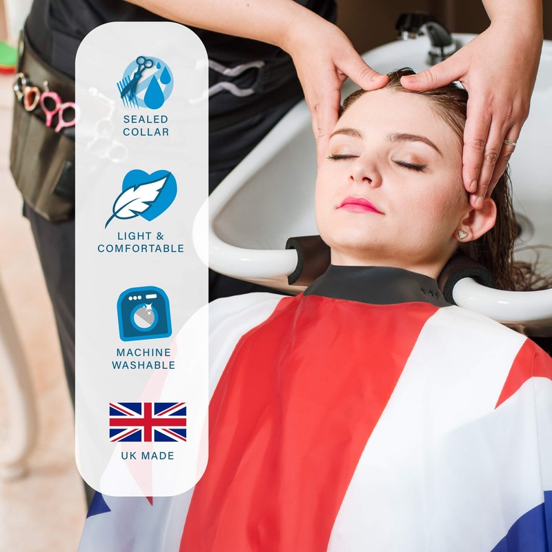 NeoCape Unigown Hairdressing Gown - Premium Barber Cape with built-in