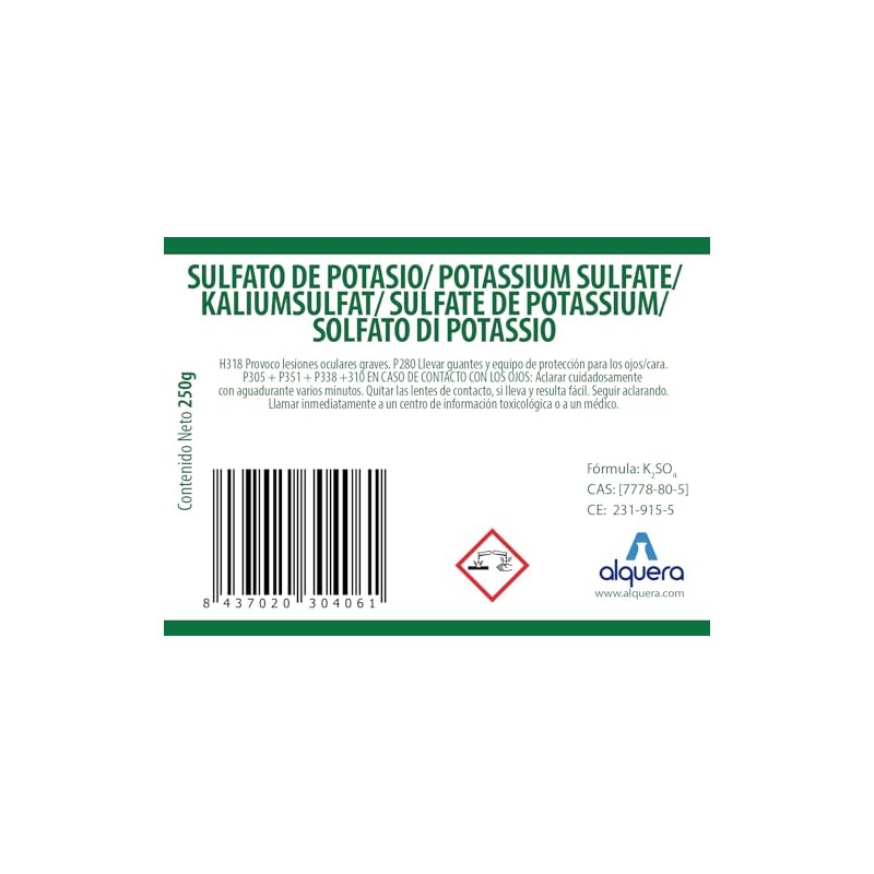 Potassium Sulphate (250)