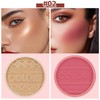Boobeen Blush & Highlighter Powder, Natural Blendable Blusher & Highlighter