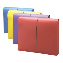 Smead 2 Inch Expansion File Wallet, Letter Size, Assorted Colors, 4/Pack (77291)