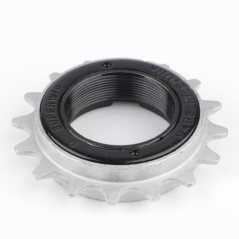 Hycline Single Speed Bicycle Freewheel 16T, Bike Freewheel-BLACK-SILVER