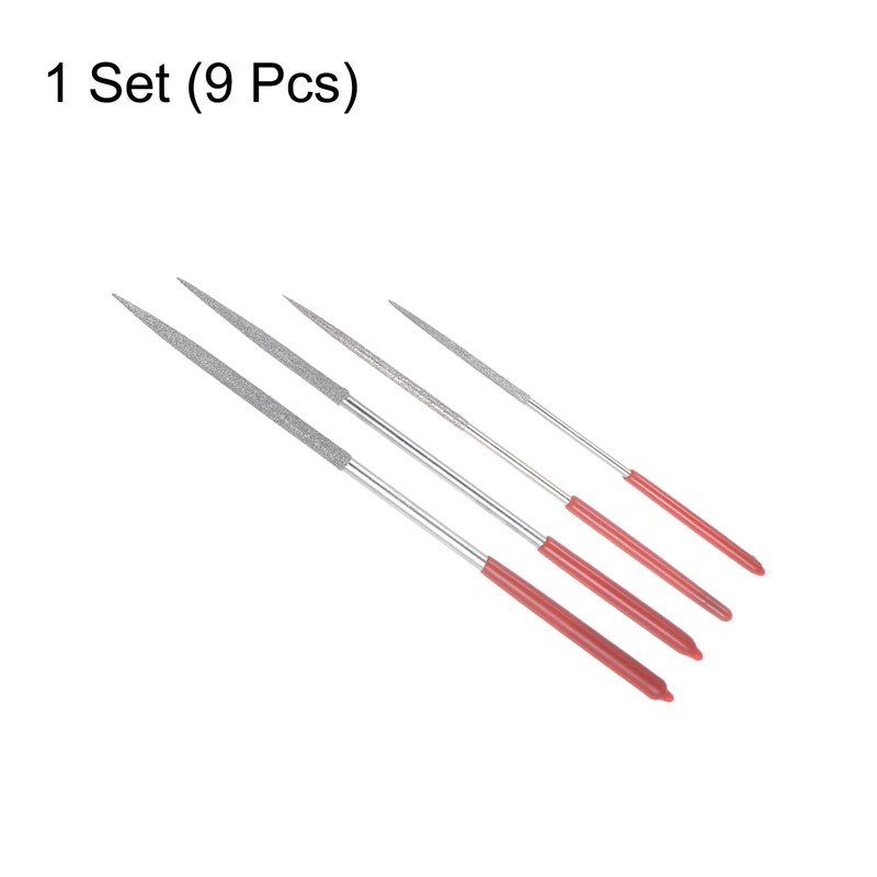 sourcing map Tipped Bead Reamer Beading Set with Red Plastic