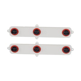 Carlights360 For Dodge Ram 1500 2002 03 04 05 2006/R1500 Mega Cab/R2500/R3500 2005 2006 Tail Light Driver And Passenger Side | Pair | Replacement For CH2817101 | 55077343AD