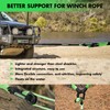 STEGODON Winch Rope 1/4in X 50ft Synthetic Winch Rope Kit,10000LBS