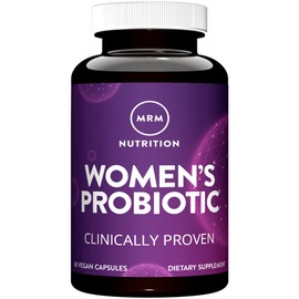 MRM Nutrition Women’s Probiotics | Intestinal + Immune Health | Prebiotics + postbiotics | Clinically Proven| 25 Billion Cells | Good Bacteria for Gut Health| Shelf Stable | 30 Servings