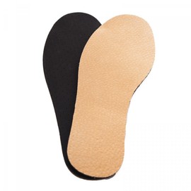 Premium Leather Insoles Charcoal Insoles Size 36-49 100% Leather - Brown, 48