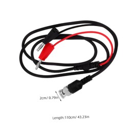 Ipetboom Rotatable Dual Banana Plug Test with Pure Copper Cable Multimeter Test Probe for Precise Signal Measurement Flexible Connection for Electrical Testing and Experiments