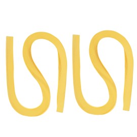 PATIKIL 240pcs Quilling Strips Paper 3/16"(5mm) 21"(54cm) Origami Paper Quilling Strip for Art DIY Hand Craft Christmas, Lemon Yellow