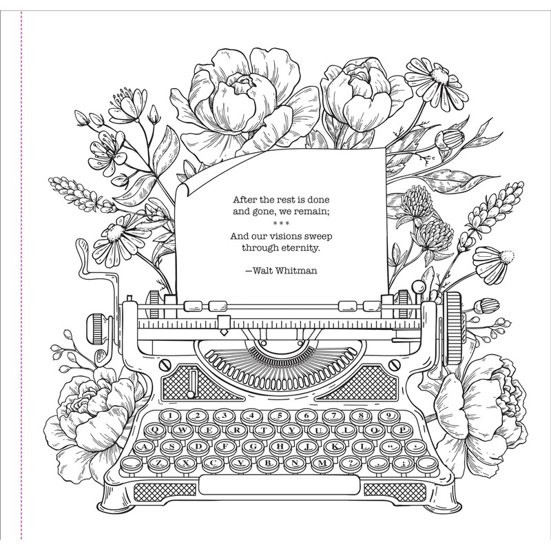 Ephemera Adult Coloring Book (31 One-Sided Designs on Thick Paper)