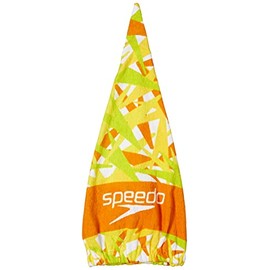 Speedo SE62006 SE62006 Stack Towel Cap, Swimming, Unisex, Orange Free