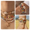 ZORVUJI Muschelkette Damen Set Bunt Boho Schmuck mit Muschel Armband