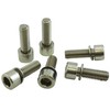 Ruler Stainless Steel Bolt Set, 6 Pieces, M5 x 18