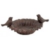 Cast Iron Sunflower Bowl Bird Feeder Soap Dish