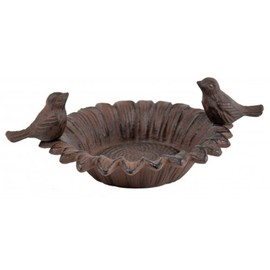 Cast Iron Sunflower Bowl Bird Feeder Soap Dish