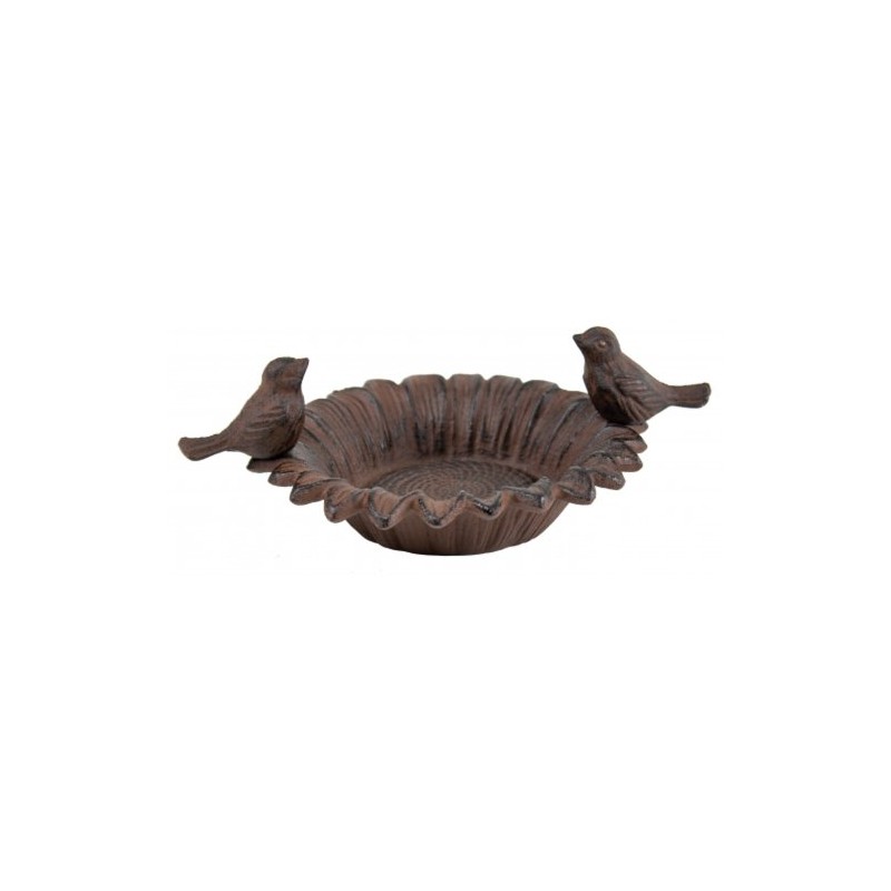 Cast Iron Sunflower Bowl Bird Feeder Soap Dish