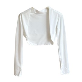 Cooling Shawl Arm Sleeves for Women, Breathable Sun Protection Anti UV Arm Covers for Golf Riding Driving (White)