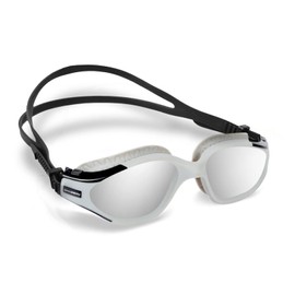 CHAESOW Swim Goggles - Polarized & UV Protected Swimming Goggles for Men Women Adults, Wide view and Adjustable, Anti-fog and no leaking