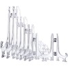 Boao 24 Pieces 3/4/5/6 Inch Plastic Easel Plate Holders to