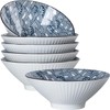 Zscera 38 oz Japanese Ramen Bowl Set of 6, 8-Inch