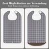 GRKJGytech Disposable Bibs Pack of 3 Waterproof Food Protection Bibs,
