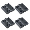 4PCS 50 x 50mm Door Hinges Black Nylon Plastic Hinges