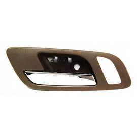 KarParts360 for Chevy Tahoe Interior Door Handle Front Driver Side Brown Bezel with Chrome Lever 2007-2014 Trim:All Submodels | GM1352150 | 15935952