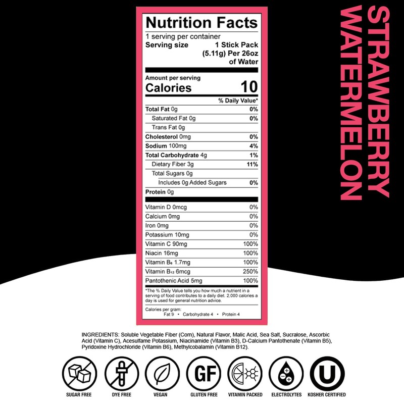 Devotion Nutrition HydroFLEX Water Flavoring Packets – Sugar-Free Hydration with