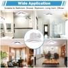 FEITON Bathroom Exhaust Fan with Light, Ceiling Mount, 110 CFM