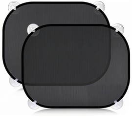 STFYUG Sonnenschutz Auto Baby, Autofenster Sonnenschutz Kinder, Sonnenblende Auto Kinder, Autoscheiben Sonnenblende Kinder, Autosonnenschutz Baby mit 8 Saugnapf, Uv-Schutz, Verdunklung