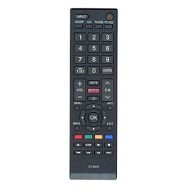 New CT-8037 Universal Remote Control for All Toshiba Brand TV, Smart TV (CT-8037)
