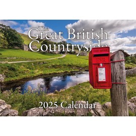 2025 British Countryside Calendar - A4 opens to A3 - Includes: The Yorkshire Dales, The Lake District, Loch Lomond, Snowdonia, The Peak District, Wales and more...