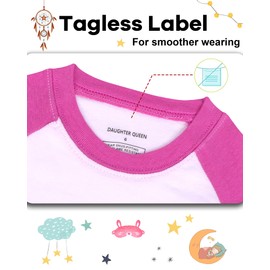 DAUGHTER QUEEN Dinosaur Pajamas for Girls Toddler Kids 100% Cotton Pjs 3T Children Pj Sets Jammies Sleepwear Clothes Size 3 Years Outfits Pyjamas Shirts Pijamas Niñas