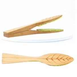 Generic Leaf Cleaning Tongs, House Plant Leaf Cleaning Tongs, Plant leaf Lint cleaner, Leaf-Shaped Cleaning Tongs,Cleans Both Sides of Leaves