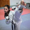 LangRay Punch Bag Training Gloves, Taekwondo Karate Gloves for Sparring
