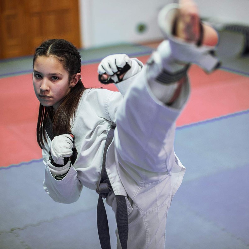 LangRay Punch Bag Training Gloves, Taekwondo Karate Gloves for Sparring