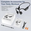LOBKIN Bone Conduction Headphones Wireless 6.0 Swimming Headphones Underwater IPX6