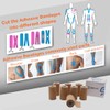 Self Adherent Cohesive Wrap Bandages 12 Count 4" x 5