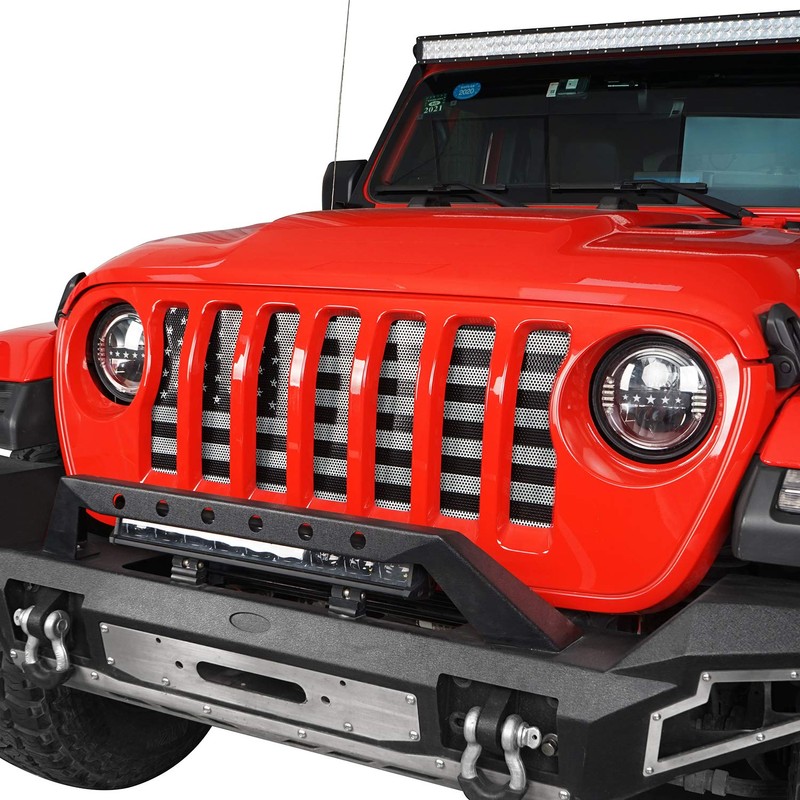u-Box for Jeep Flag Grill Mesh Insert Front Grille Bug
