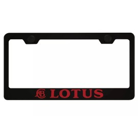MVP Black License Plate Frame for Lotus