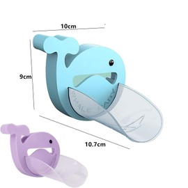 Norhogo Children's Tap Extender, Kitchen Tap Extender, Children's Tap Extender for Child Hand Wash, Water Nozzle Extender, Kitchen, Bathroom (Blue/Purple)