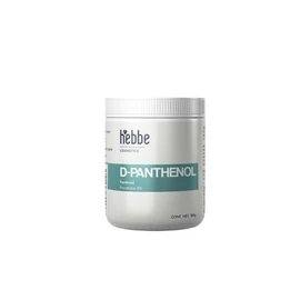 HEBBE - Panthenol 100g | Brillo y Suavidad para Cabello | Protege de Daño Solar | Potenciador de Hidratación Profunda | Fomenta Regeneración Celular y Cicatrización.