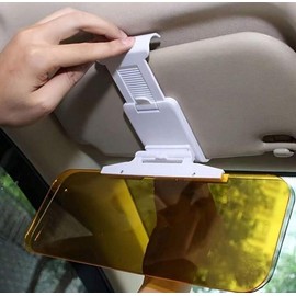 Dual Purpose Car Sun Visor - Anti Glare and High Beam Protection - Durable ABS Material - Suitable for Most Car Models