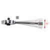 MacWork 2 in 1 Drive Thumbwheel Ratchet & Wobble Socket