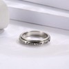 JZCOLOR 925 Sterling Silver Spinner Fidget Ring for Women: Musical