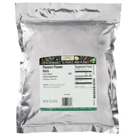 Frontier Co-op Passion Flower Herb, Cut & Sifted, Kosher, Non-irradiated | 1 lb. Bulk Bag | Passiflora incarnata L.