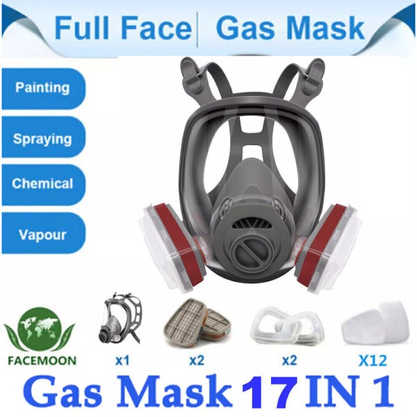 Facemoon 6800 Gas Mask 17 in 1 Full Face Chemical