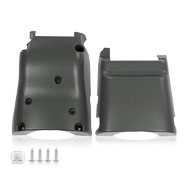 CNNELL Steering Column Cover Lower & Upper Compatible with Toyota 4Runner 1990 1991 1992 1993 1994 1995 Gray Plastic TILT 45286-35330 45287-04020 45286-04020 45286-35360 45287-35210 45287-35240
