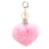 Sqzrpomddy Heart Keychain, Keychain, Cute, Fluffy, Keyring, Hanging Bag, Cute