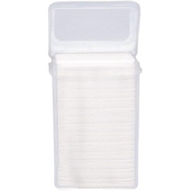 Discos limpiadores para pestañas, toallitas sin pelusa, s con la piel, multiusos, 200 unidades para extensiones de uñas (blancos)